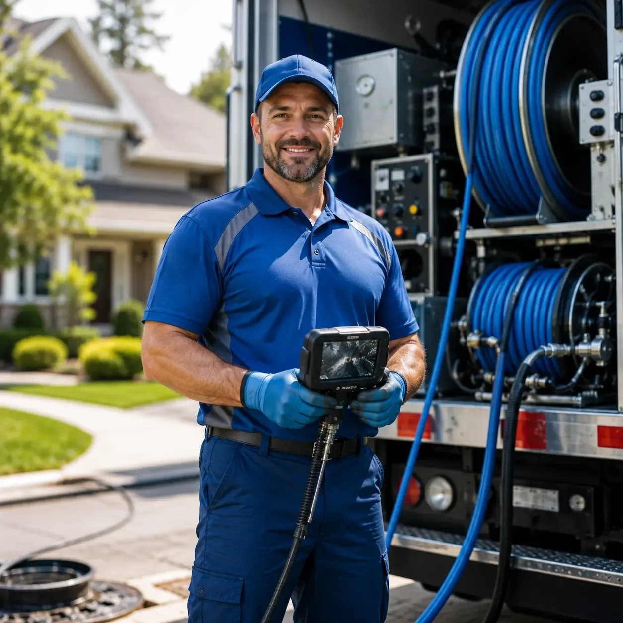 Local outdoor drain cleaning specialists in Petroleum, IN
